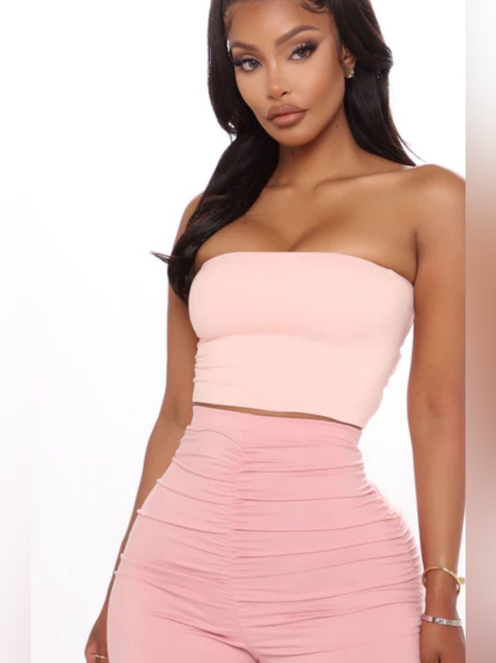 Fashion Nova Strapless Crop Top